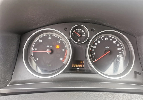 Opel Zafira cena 13900 przebieg: 227000, rok produkcji 2008 z Sianów małe 191